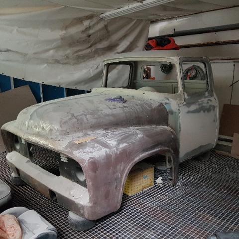 Restauration d'un FORD F100 de 1955