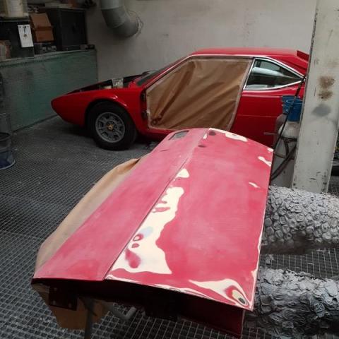 Peinture complète intérieur - extérieure  FERRARI 308 GT4